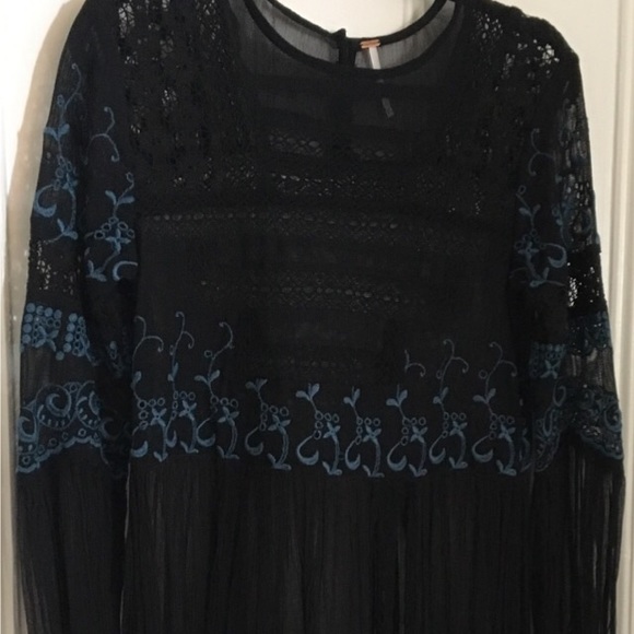 Free People Embroidered Maxi Top - Picture 1 of 7